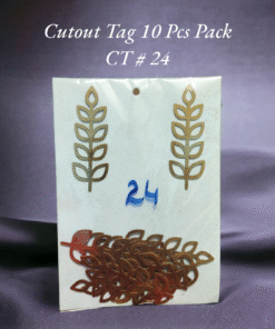 Cutout Tag 10 Pcs Pack CT # 24 (Leaf)