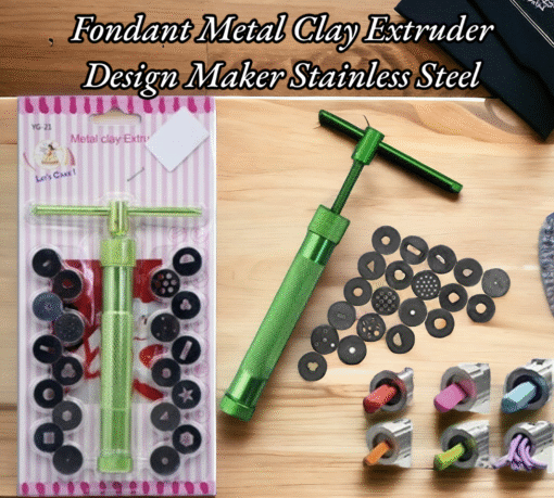 Fondant Metal Clay Extruder Design Maker Stainless Steel