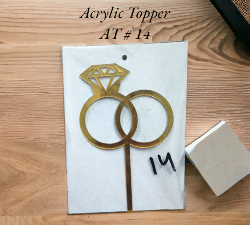 Acrylic Topper AT # 14 (Ring)