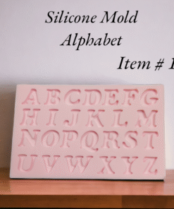 Silicone Mold Alphabet Item # 145