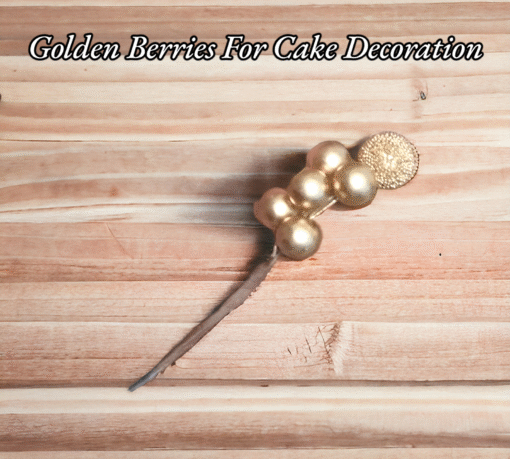 Golden Berries For Cake Decoration Pack of 4 Pcs
