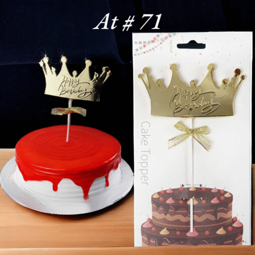 Acrylic Topper AT # 71 (Happy Birthday)