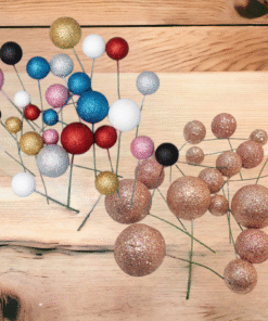 Glitter Faux Balls Pack of 20 Pcs