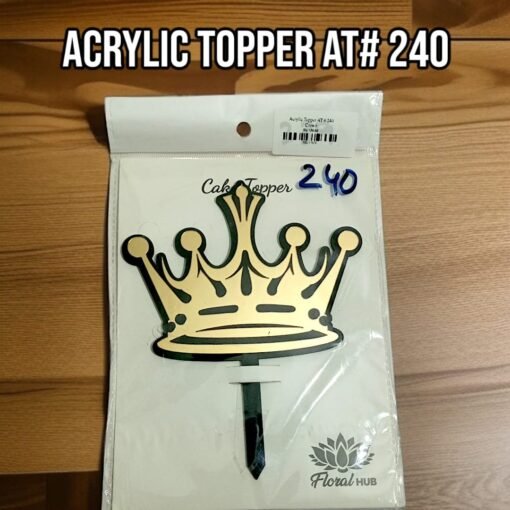 Acrylic Topper AT # 240 Crown