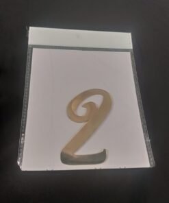 Acrylic Number Topper - 2