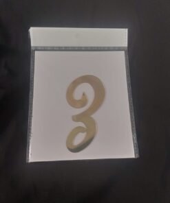 Acrylic Number Topper - 3