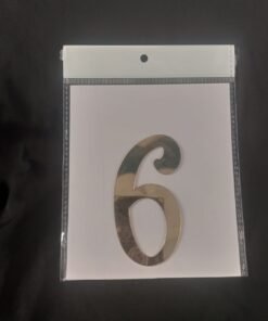 Acrylic Number Topper - 6