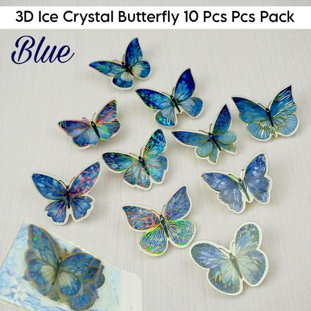 3D Ice Crystal Butterfly 10 Pcs Pack – Carton House