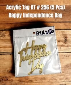 Acrylic Tag AT # 256 ( 5 Pcs) Happy Independence Day