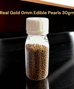 Real Gold Edible Pearls 30gm - Real Gold 0 mm
