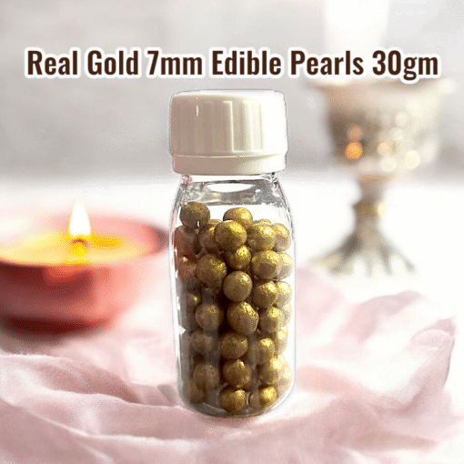 Real Gold Edible Pearls 30gm