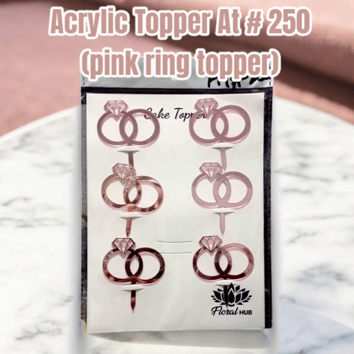 Acrylic Topper AT # 250 (6 Pcs)