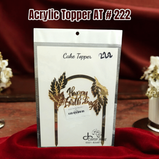 Acrylic Topper AT # 222