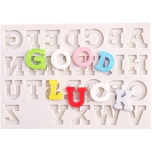 Silicone Alphabet Mold Item # 170