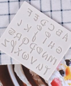 Silicone Alphabet Mold Item # 167