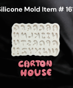 Silicone Alphabet Mold Item # 161