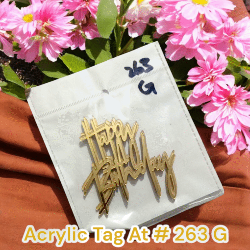 Acrylic Tag AT # 263 - Image 3