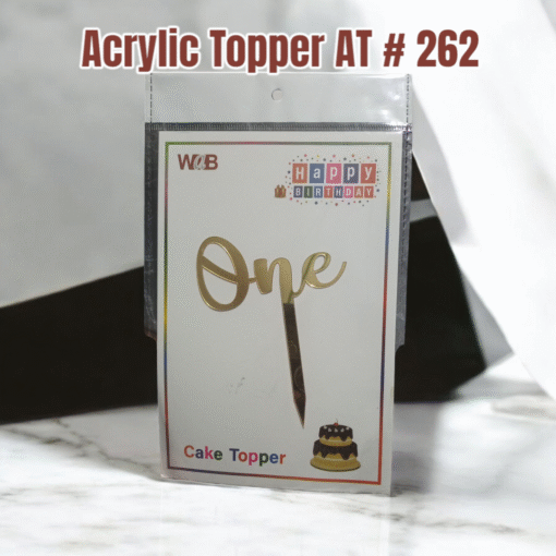 Acrylic Topper (One) AT # 262