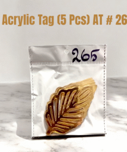 Acrylic Tag Leaf (5 Pcs) AT # 265