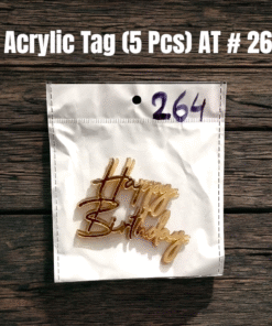 Acrylic Tag (5 Pcs) AT # 264