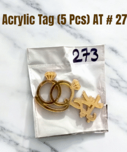 Acrylic Tag (5 Pcs) AT # 273