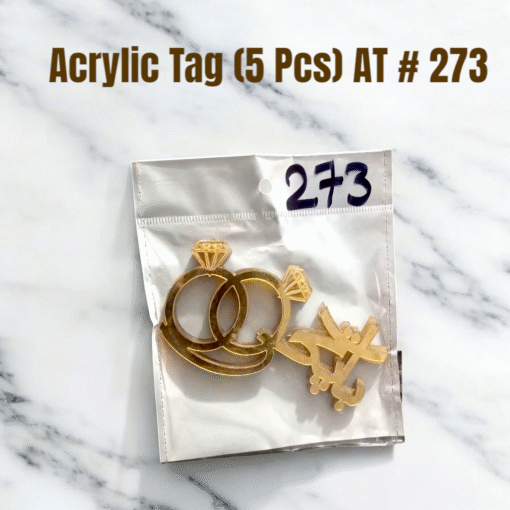 Acrylic Tag (5 Pcs) AT # 273
