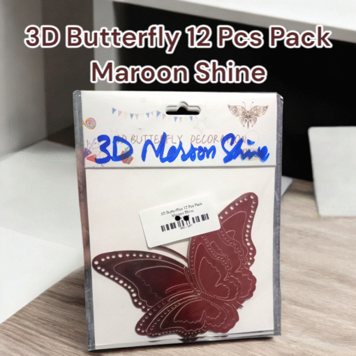 3D Butterfly 12 Pcs Pack