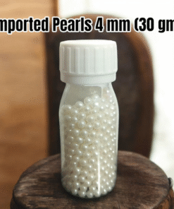 Imported White Pearls Sprinkle - Imprted Pearls Sprinkle 4 mm