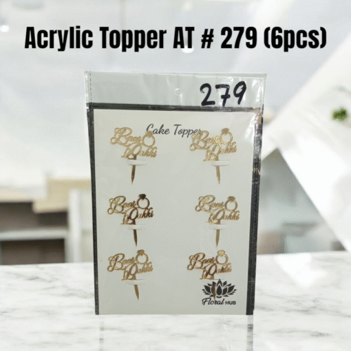 Acrylic Topper AT 279 (6pcs)
