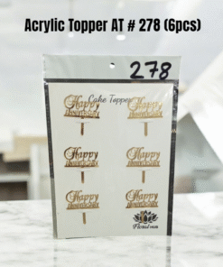 Acrylic Topper AT # 278 (6pcs)