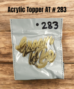 Acrylic Tag AT # 283 (5Pcs) Groom to Be