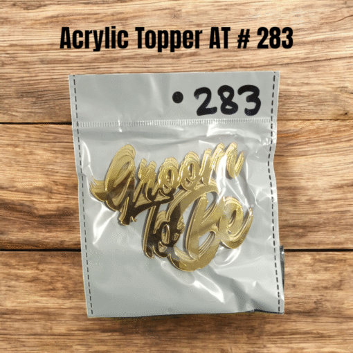 Acrylic Tag AT # 283 (5Pcs) Groom to Be