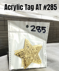 Acrylic Tag AT # 285 (5Pcs)