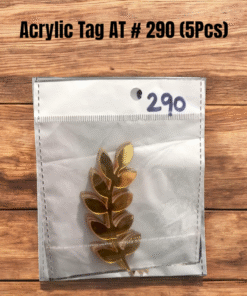 Acrylic Tag Leaf (5 Pcs) AT # 290