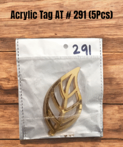 Acrylic Tag Leaf (5 Pcs) AT # 291