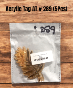 Acrylic Tag Leaf (5 Pcs) AT # 289