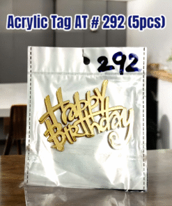 Acrylic Tag AT # 292 (5 Pcs)