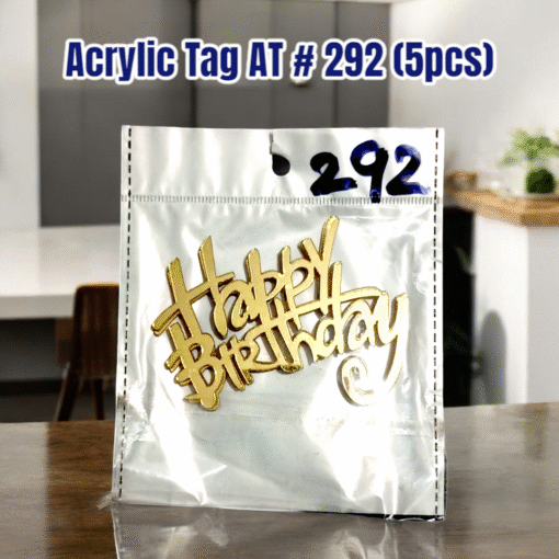 Acrylic Tag AT # 292 (5 Pcs)