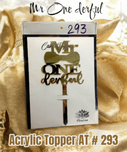 Acrylic Topper AT # 293 (Mr ONE derful)