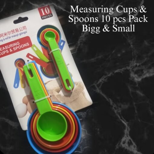 Measuring Cups & Spoons 10 pcs Pack Big & Small