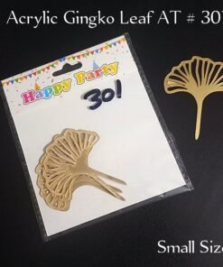 Acrylic Topper AT # 301 ( Gingko Leaf Small ) 5 Psc