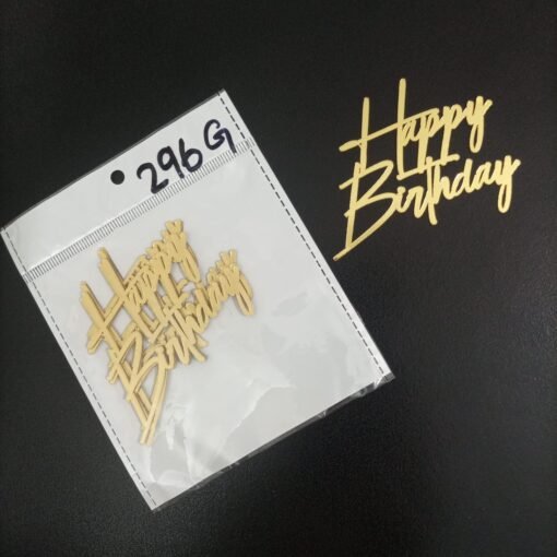 Acrylic Tag At # 296 (5 Pcs) (HBD) - Image 2