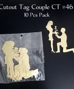 Cutout Tag Couple CT # 46 (10 Pcs Pack)