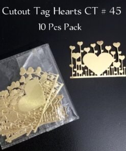 Cutout Tag Hearts CT # 45 (10 pcs Pack)