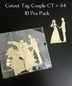 Cutout Tag Couple CT # 44 (10 Pcs Pack)