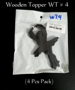Wooden Topper WT # 4 (4 Pcs Pack)