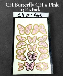 CH Butterfly CH # Pink (13 Pcs Pack)