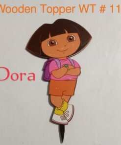 Wooden Topper WT # 11 (Dora)