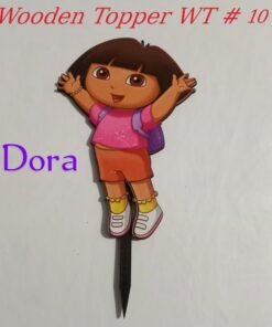Wooden Topper WT # 10 (Dora)