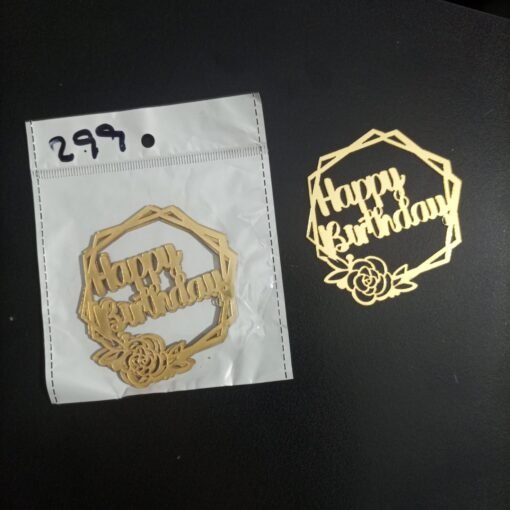 Acrylic Tag At # 299 (5 Pcs) (HBD)